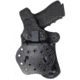 Aker Leather Model 267 Nightguard Open Top Paddle Holsters, HK P2000, Insight Technology M3/Streamlight TLR-1, Right, Plain, Black, H267ABPR-P2KM3