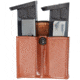 Aker Leather Model 523 D.M.S. Twin Double Magazine Pouch, Single Stack .45 ACP Magazines, Tan, A523-TP-1