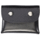 Aker Leather Model 586 Surgical Glove Pouch, Chrome Snap, Small, Plain, Black, A586-BP-CH