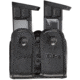 Aker Leather Model 616 Dual Magazine Carrier, Plain, Black, A616-BP-3