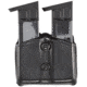 Aker Leather Model 616 Dual Magazine Carrier, Plain, Black, A616-BP-3