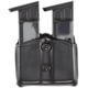 Aker Leather Model 616 Dual Magazine Carrier, Plain, Black, A616-BP-3