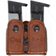 Aker Leather Model 616 Dual Magazine Carrier, .45cal, Double Stack, Tan, A616-TP-4