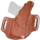 Aker Leather Nightguard Compact OWB Holster, Glock 19/23, Streamlight TLR-7/TLR-8, Left, Plain, Tan, H147CTPL-GL19T7