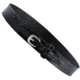 Aker Leather Ranger Belt, 1-1/2, Black - B10-BP-48