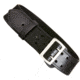 Aker Leather Sally Browne Curved Duty Belt, 36 in, Chrome Snap, Plain, Black, B01W-BP-36-CH