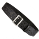 Aker Leather Sam Browne Duty Belt, 36 in, Chrome Buckle, Basketweave, Black, B01-BW-36-CH