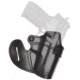 Aker Leather Specialist Open Top Belt Slide Holster, Glock 17/22/31, Left, Plain, Black, H146ABPL-GL1722