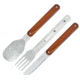 Akinod 12H34 Magnetic Cutlery Set, 7 overall, Coral wood handle, A01M00005