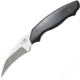 Al Mar Knives Backup 2, Black Micarta Handle, Hawkbill Blade, Plain ALBU2-2