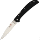 Al Mar Knives Eagle Heavy Duty Plain Folding Knife, Black AM5HDBV