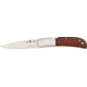 Al Mar Knives Falcon Brown Cocobolo Knife, Wood Handle, False edge blade. AM1003CT