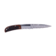 Al Mar Knives Honey Jigged Bone Series Folding Knife, 3.15 in TALON BLADE Traditional, Leather Slip Pouch, Honey Brown, Medium, AMK7004, EDEMO1
