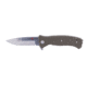 Al Mar Knives Mini S.E.R.E. 2020 OD Green Series Folding Knife, Spring Assist, 8Cr, 3 in, Combo, OD Green, AMK2209