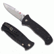 Al Mar Knives Mini SERE Automatic, G-10 Handle, Plain Edge, Black Finish X-AM-MAS2B