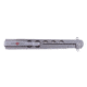 Al Mar Knives Quicksilver Ceramic Ball Bearing Folding Knife, D2, 5 in, Traditional Talon, TC4 Handle, Silver, AMK4046