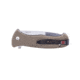 Al Mar Knives S.E.R.E. 2020 Coyote Series Folding Knife, Spring Assist, 8Cr, 3.6 in, Combo, Coyote, AMK2215