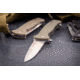 Al Mar Knives S.E.R.E. 2020 Coyote Series Folding Knife, Spring Assist, 8Cr, 3.6 in, Combo, Coyote, AMK2215