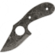 Alabama Damascus Steel Damascus Knife Replacement Blade, Damascus Knife Blades, 6.38in Overall, 3in Blade, Finger Ring, One Piece Damascus Steel Construction, ADS061 DKG