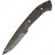 Alabama Damascus Steel Damascus Knife Replacement Blade, Damascus Knife Blades, 8in Overall, 3.25in Blade, One Piece Damascus Steel Construction, ADS039 DKG