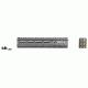 ALG Defense 10in Ergonomic Modular Railed Handguard - V3, Gray, 10in 05-320G