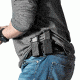 Alien Gear Holsters Double Cloak Mag Carrier, 9mm/.40 Caliber Single Stack, Black CMCD-2-2-C-15, EDEMO1