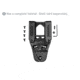 Alien Gear Holsters Rapid Force Mid Ride Belt Attachment, Black, 00193858039312