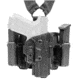 Alien Gear Holsters ShapeShift Drop Leg Holster, Sig P320/M17, Right, Black, One size, 193858373508