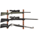 Allen 3-Firearms Gun Collector Hardwood Gun Rack, 3 Rifle/Shotgun, Brown/Black, Wood/Steel, 5656