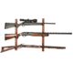 Allen 3-Firearms Gun Collector Hardwood Gun Rack, 3 Rifle/Shotgun, Brown/Black, Wood/Steel, 5656