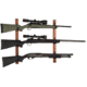 Allen 3-Firearms Gun Collector Hardwood Gun Rack, 3 Rifle/Shotgun, Brown/Black, Wood/Steel, 5656