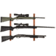 Allen 3-Firearms Gun Collector Hardwood Gun Rack, 3 Rifle/Shotgun, Brown/Black, Wood/Steel, 5656