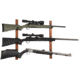 Allen 3-Firearms Gun Collector Hardwood Gun Rack, 3 Rifle/Shotgun, Brown/Black, Wood/Steel, 5656