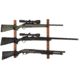 Allen 3-Firearms Gun Collector Hardwood Gun Rack, 3 Rifle/Shotgun, Brown/Black, Wood/Steel, 5656
