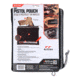 Allen 3628 Pistol Pouch Made Of Black Polyester With Lockable Zippers, ID Label