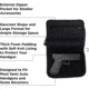 Allen Auto-Fit 2.0 Deluxe Handgun Case, Black, 12 in x 8 in, 7758