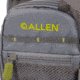 Allen Cedar Creek Fly Fishing Sling Pack, Fits up to 4 Tackle/Fly Boxes, Gray/Lime, 6362