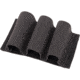 Allen Competitor Choke Tube Molded Case, 3 Extended Vials, Heather Gray/Red, 4.5 in x 4.5 in x 3.5 in, 8316
