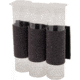 Allen Competitor Choke Tube Molded Case, 3 Extended Vials, Heather Gray/Red, 4.5 in x 4.5 in x 3.5 in, 8316