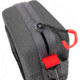 Allen Competitor Choke Tube Molded Case, 3 Extended Vials, Heather Gray/Red, 4.5 in x 4.5 in x 3.5 in, 8316