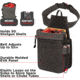 Allen Competitor Molded Shell Bag, Gray, Double Compartment, 8334