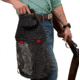 Allen Competitor Over-Under Molded Hull Bag, Heather Gray/Red, 11 in x 21 in, 8318