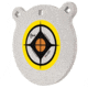 Allen EZ Aim 8-inch Hardrock AR500 Steel Gong Shooting Target, .50in Thickness, White/Yellow/Black, 15598