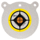 Allen EZ Aim 8-inch Hardrock AR500 Steel Gong Shooting Target, .50in Thickness, White/Yellow/Black, 15598