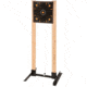 Allen EZ Aim Shooting Target Stand, Black, Powder Coated Steel, 20.50in Long, 15517