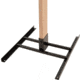 Allen EZ Aim Steel Target Stand Base, Black, Powder Coated Steel, 21in Long, 15543
