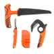 Allen Field Combo Pack - Replaceable Blade Knife, Zip Skinning Knife, T-Handle Game Saw, Orange/Black, 18959
