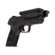 Allen Gun Ready Rail Handgun Magnet, 1 Handgun, Black, Metal, 5648