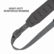 Allen KLNG Traction Rifle Sling, Molded Rubber, Midnight Gray, 8531