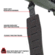 Allen KLNG Traction Rifle Sling, Molded Rubber, Midnight Gray, 8531